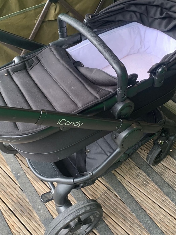 Before — iCandy Carrycot on Buggy